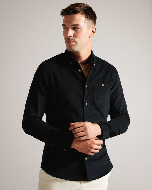 LECCO-Shirts-Level up your shirt drawer with this staple shirt. Crafted for comfort and style, LECCO features long sleeves, a classic collar, and a convenient chest pocket. Button up shirt Long sleeves Classic collar Chest pocket Button fastening Regular fit- Ted Baker Romania